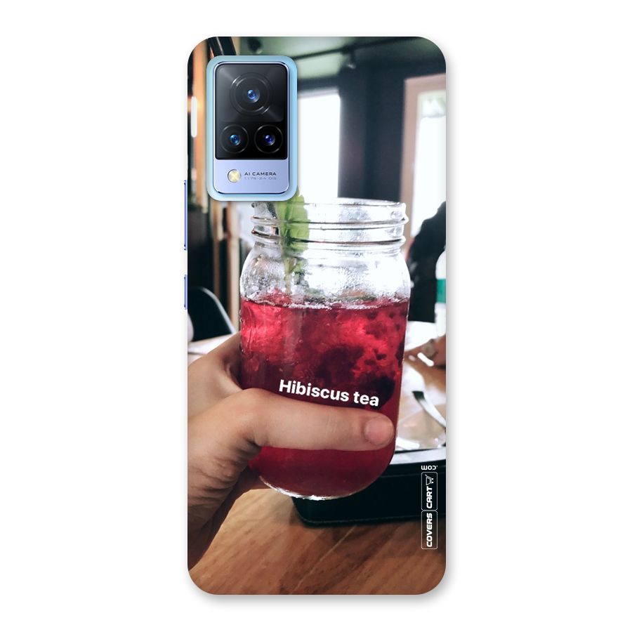 Hibiscus Tea Back Case for Vivo V21 5G