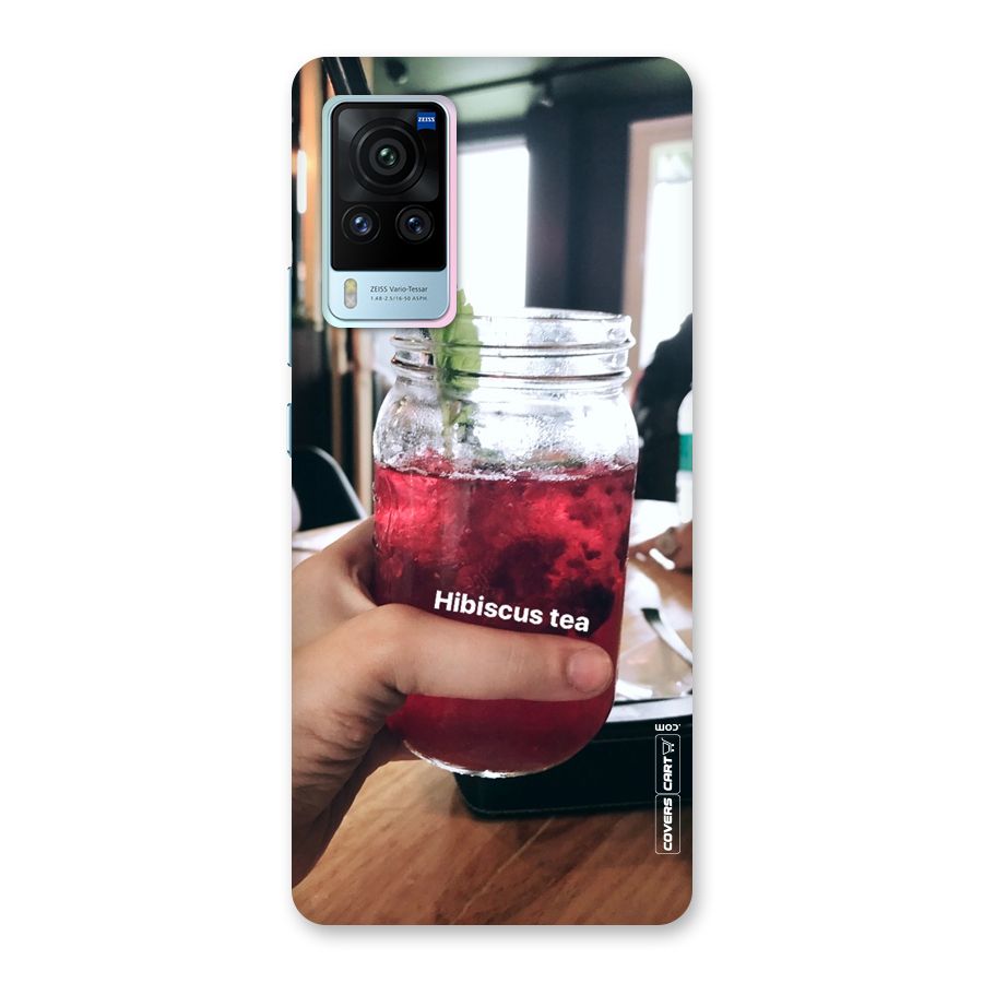 Hibiscus Tea Back Case for Vivo X60 Pro