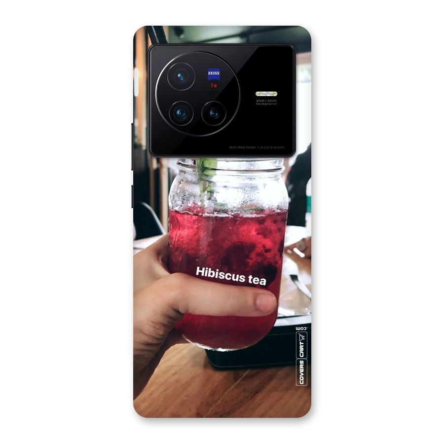 Hibiscus Tea Back Case for Vivo X80