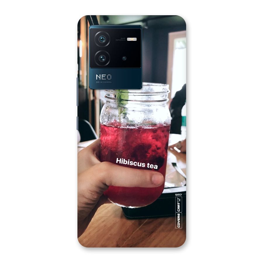 Hibiscus Tea Back Case for Vivo iQOO Neo 6 5G