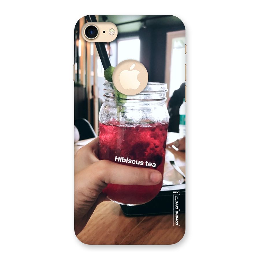 Hibiscus Tea Back Case for iPhone 7 Logo Cut