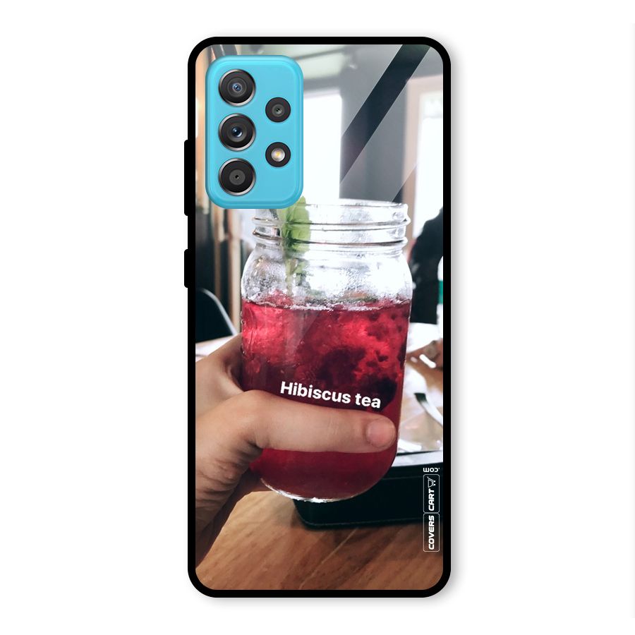 Hibiscus Tea Glass Back Case for Galaxy A52