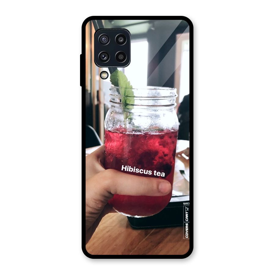 Hibiscus Tea Glass Back Case for Galaxy M32
