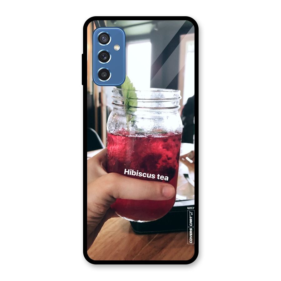 Hibiscus Tea Glass Back Case for Galaxy M52 5G