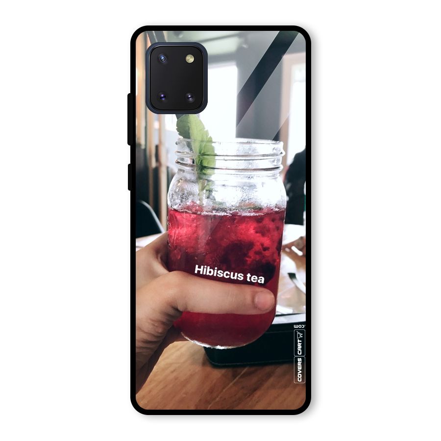 Hibiscus Tea Glass Back Case for Galaxy Note 10 Lite