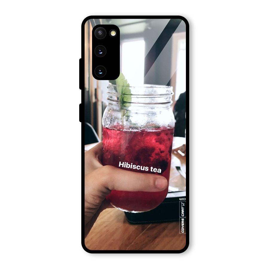 Hibiscus Tea Glass Back Case for Galaxy S20 FE 5G