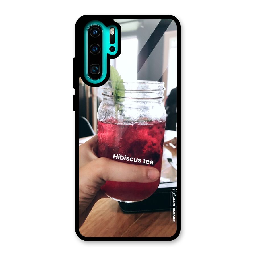 Hibiscus Tea Glass Back Case for Huawei P30 Pro
