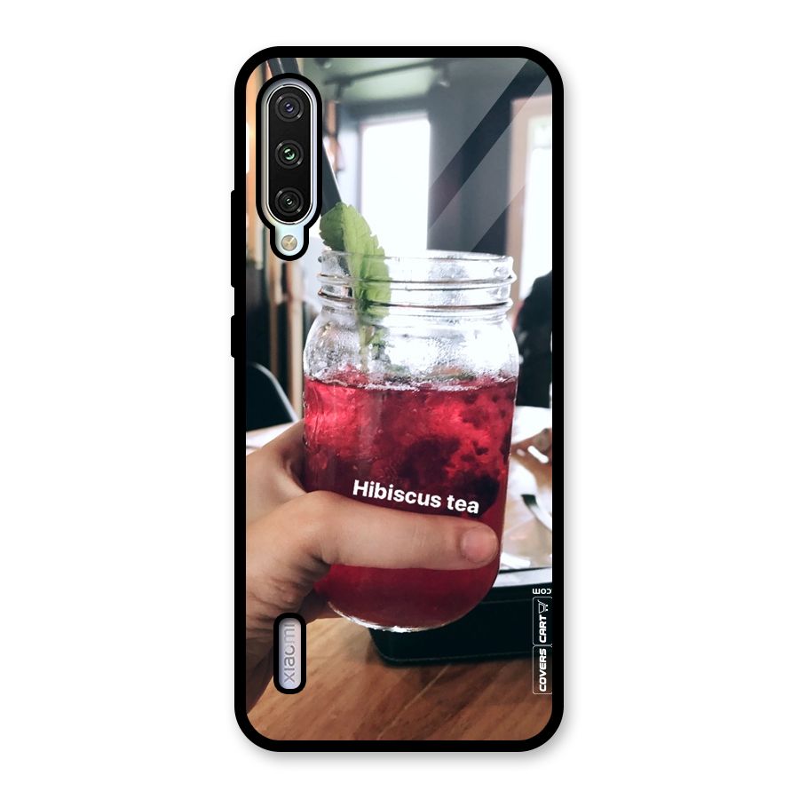 Hibiscus Tea Glass Back Case for Mi A3