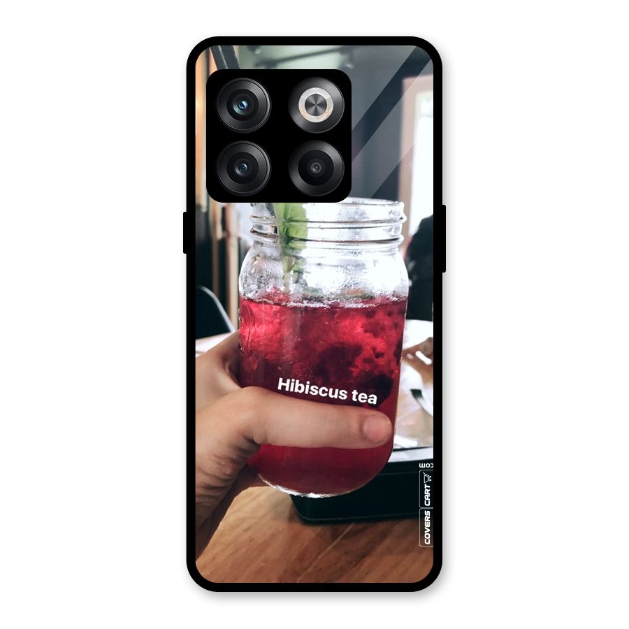 Hibiscus Tea Glass Back Case for OnePlus 10T