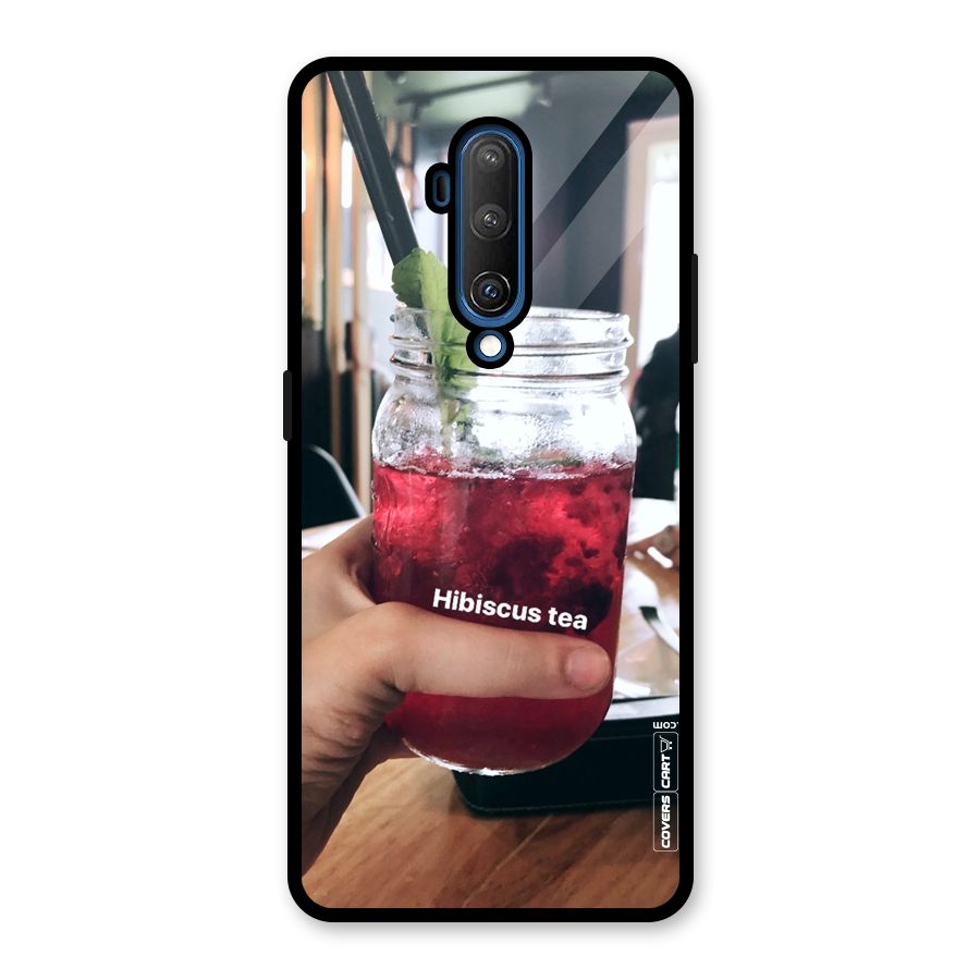 Hibiscus Tea Glass Back Case for OnePlus 7T Pro