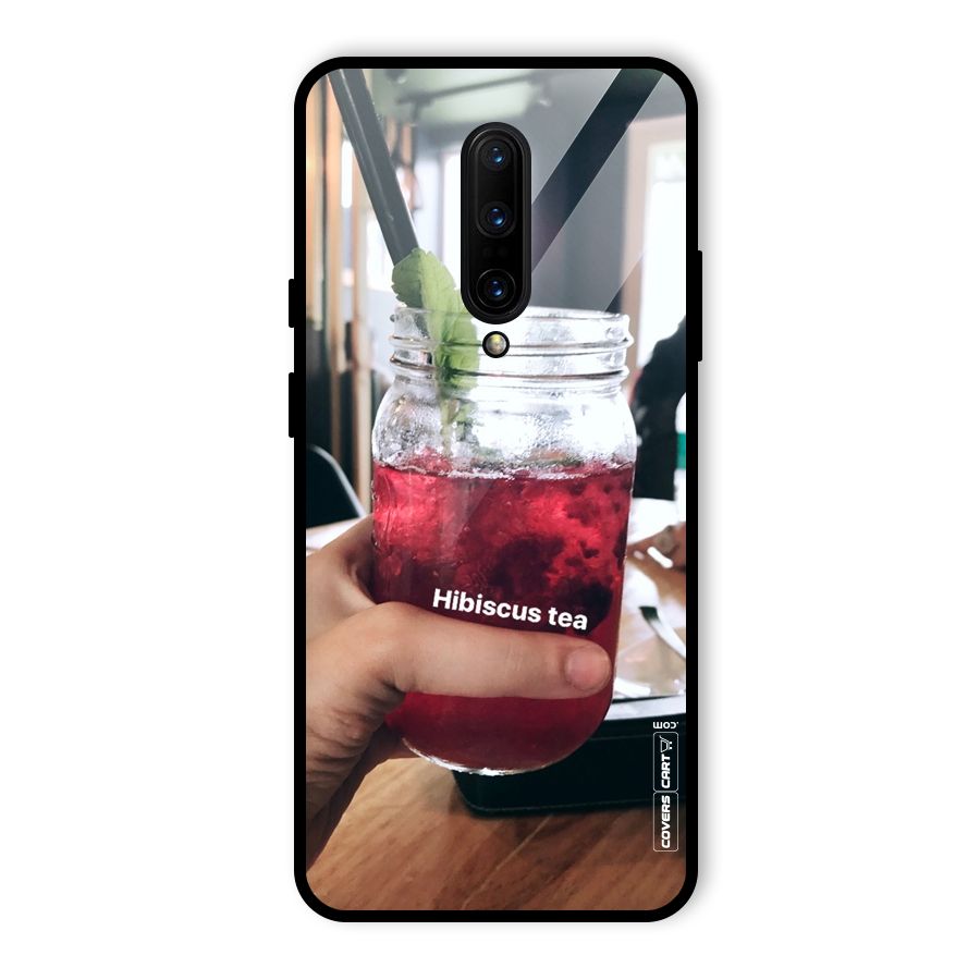 Hibiscus Tea Glass Back Case for OnePlus 7 Pro