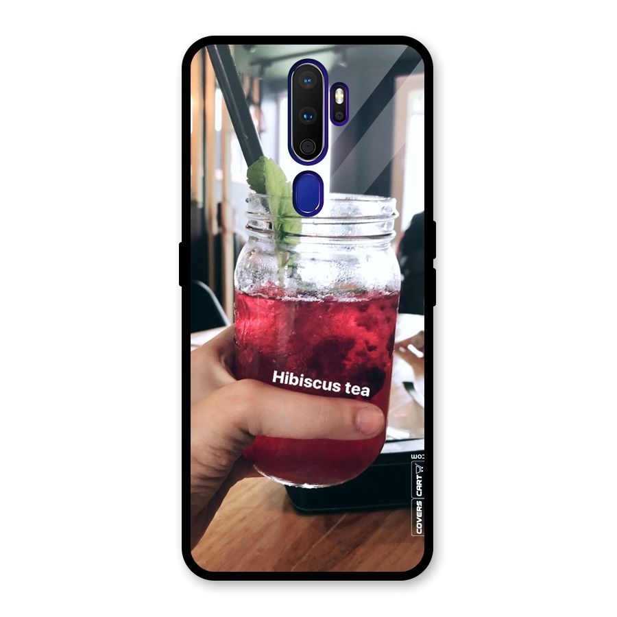Hibiscus Tea Glass Back Case for Oppo A9 (2020)