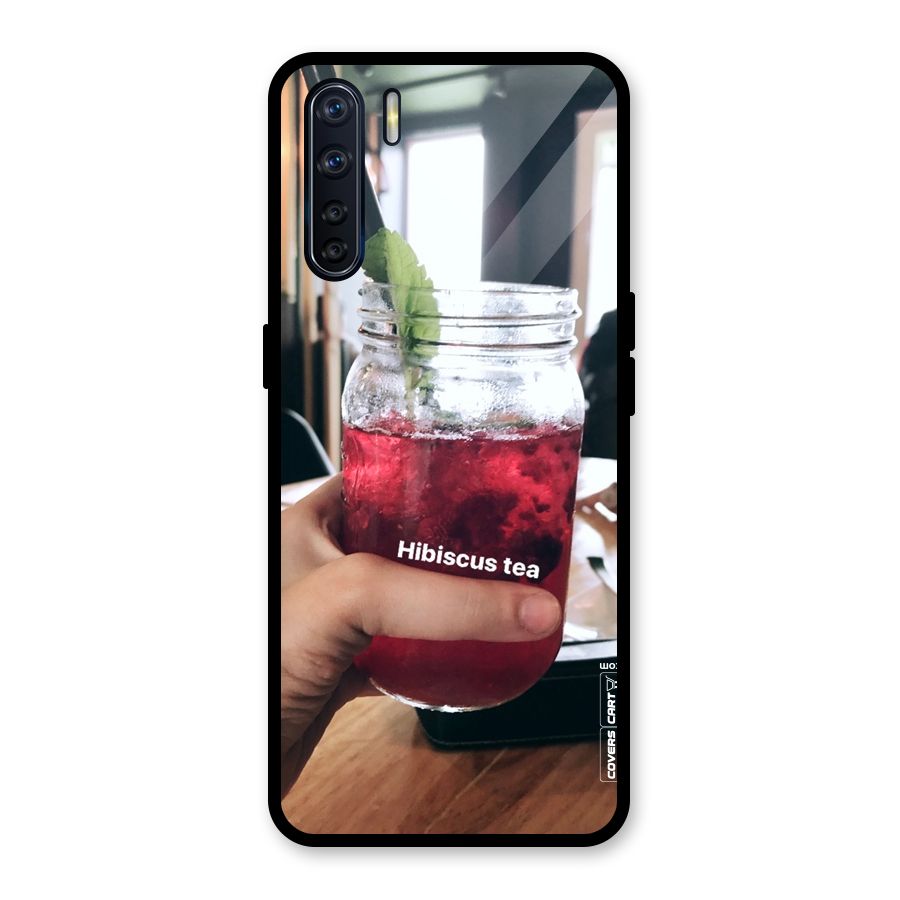 Hibiscus Tea Glass Back Case for Oppo F15