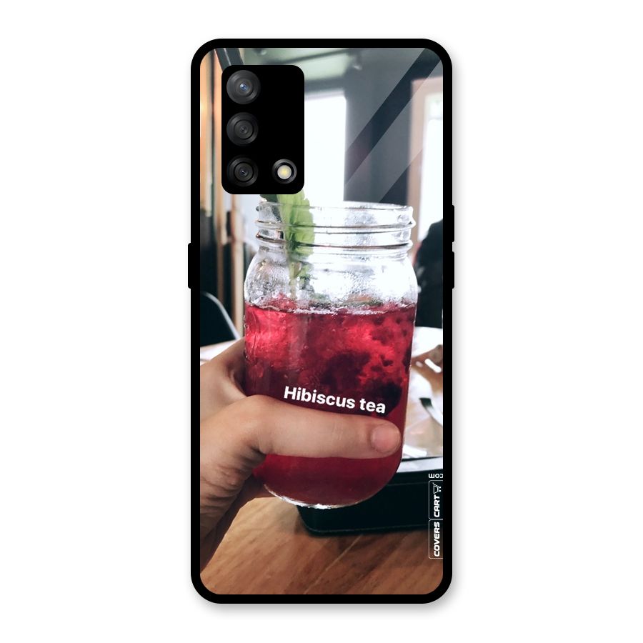 Hibiscus Tea Glass Back Case for Oppo F19