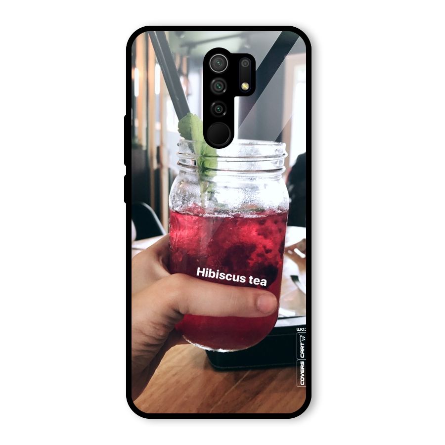 Hibiscus Tea Glass Back Case for Poco M2
