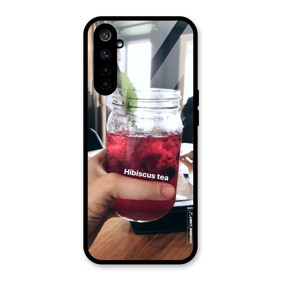 Hibiscus Tea Glass Back Case for Realme 6