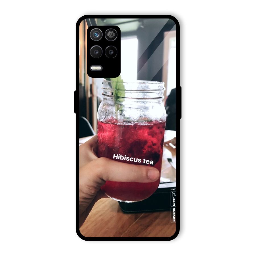 Hibiscus Tea Glass Back Case for Realme 8 5G