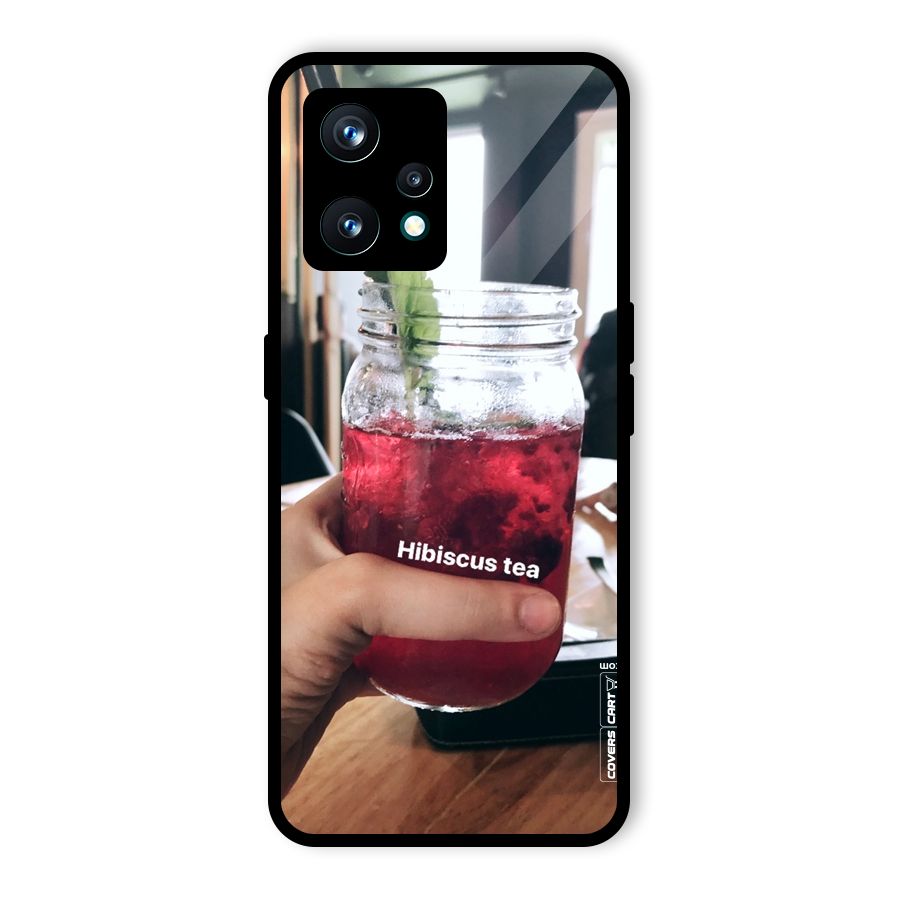 Hibiscus Tea Glass Back Case for Realme 9 Pro Plus 5G