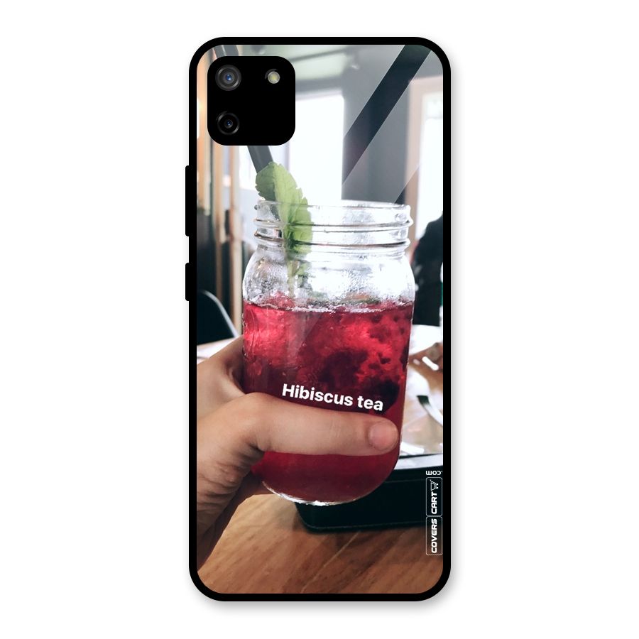 Hibiscus Tea Glass Back Case for Realme C11