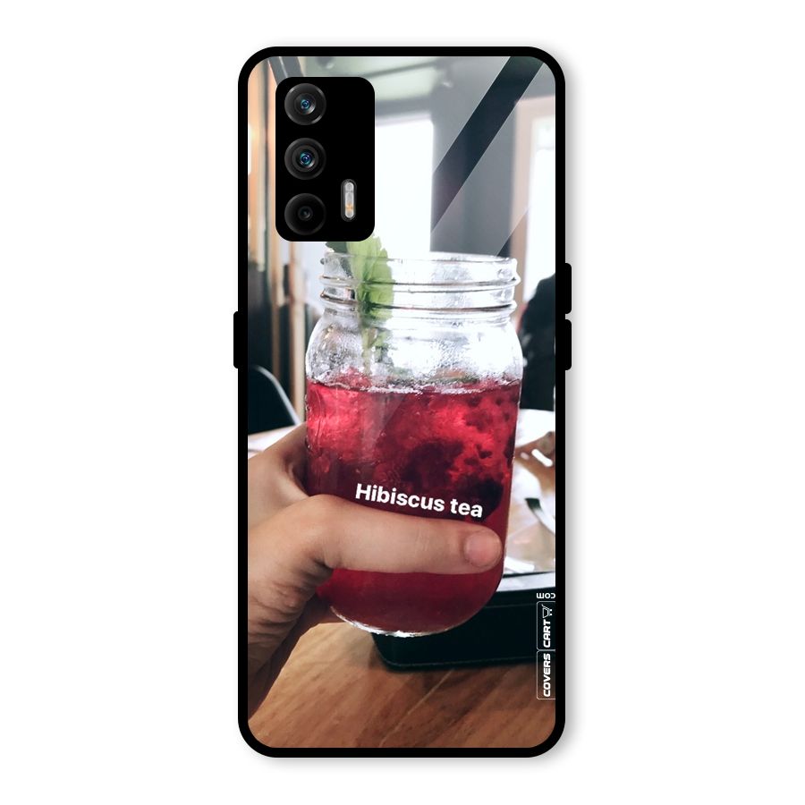 Hibiscus Tea Glass Back Case for Realme GT 5G