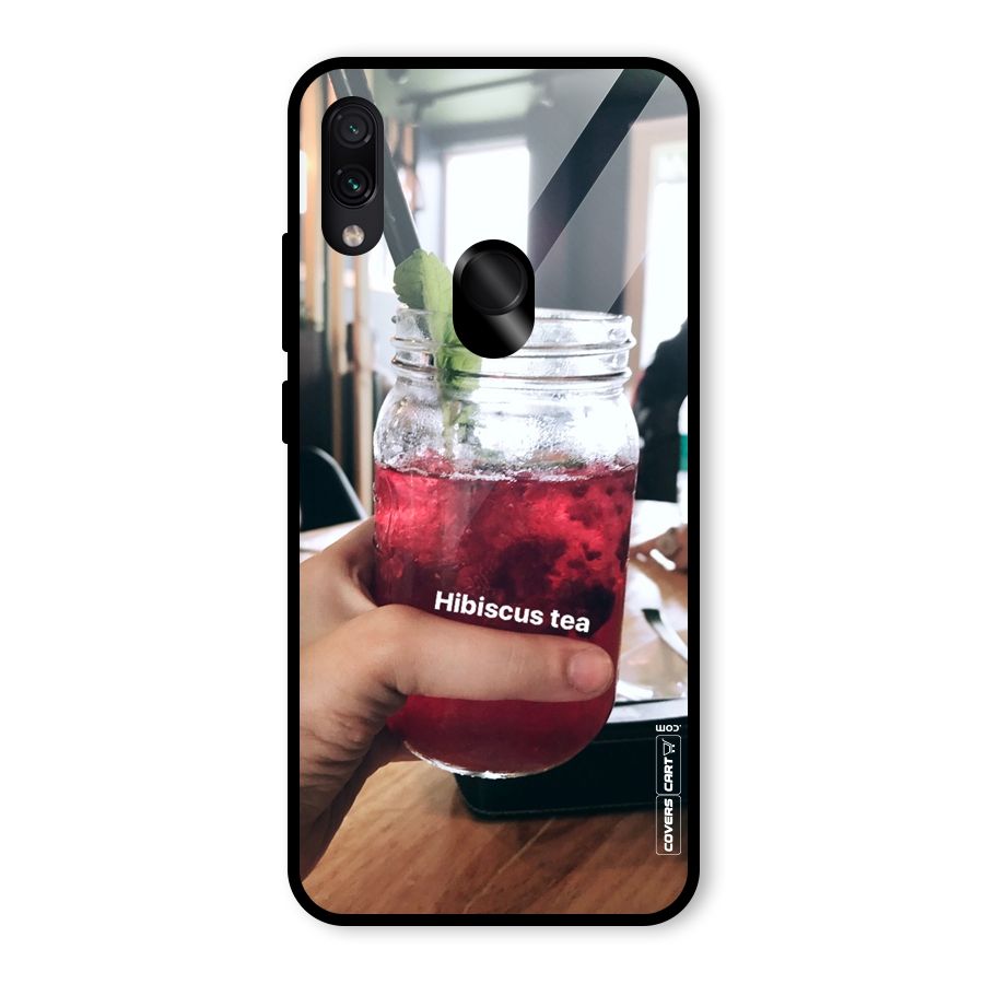 Hibiscus Tea Glass Back Case for Redmi Note 7 Pro