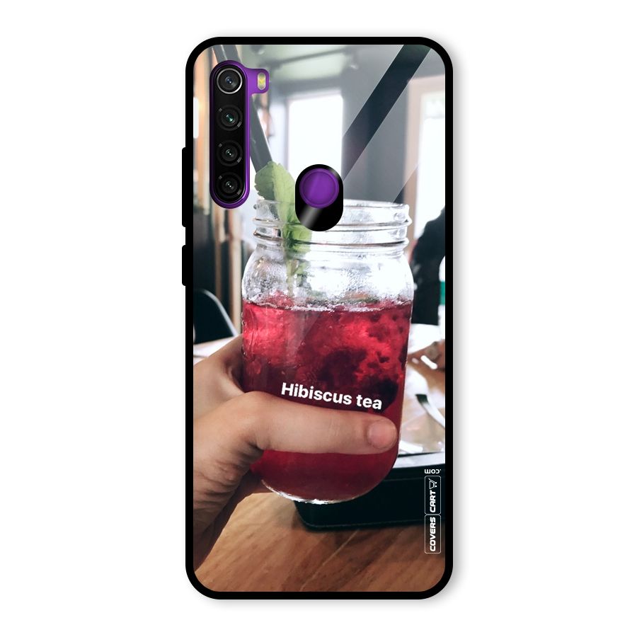 Hibiscus Tea Glass Back Case for Redmi Note 8