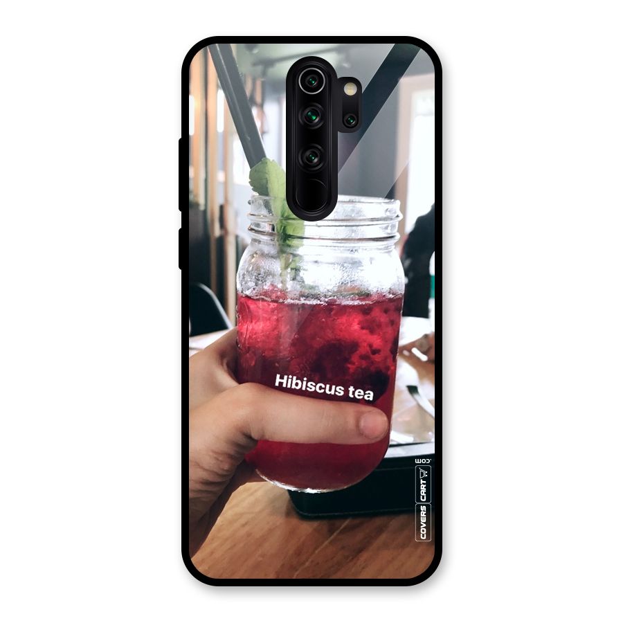 Hibiscus Tea Glass Back Case for Redmi Note 8 Pro