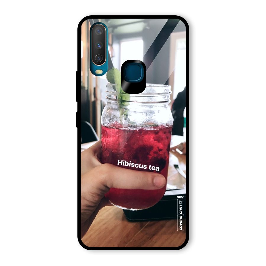 Hibiscus Tea Glass Back Case for Vivo U10
