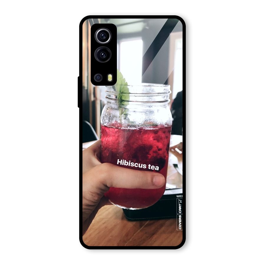 Hibiscus Tea Glass Back Case for Vivo iQOO Z3