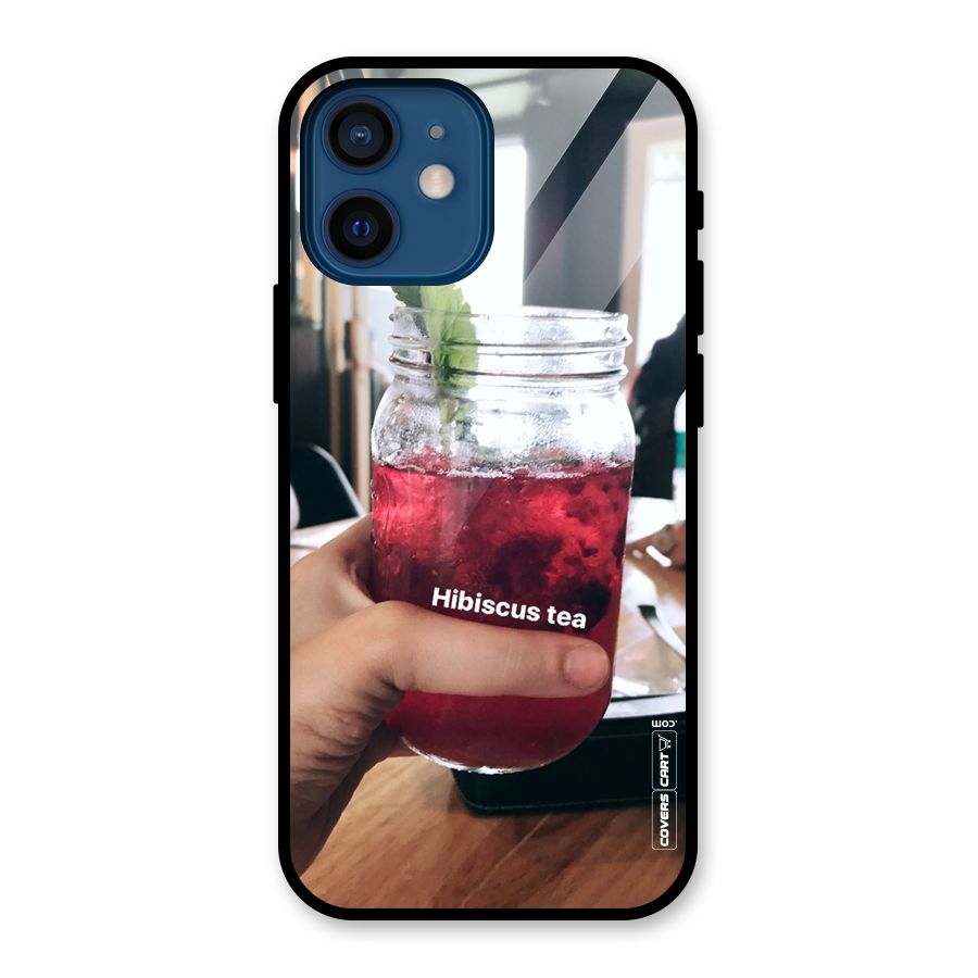 Hibiscus Tea Glass Back Case for iPhone 12 Mini
