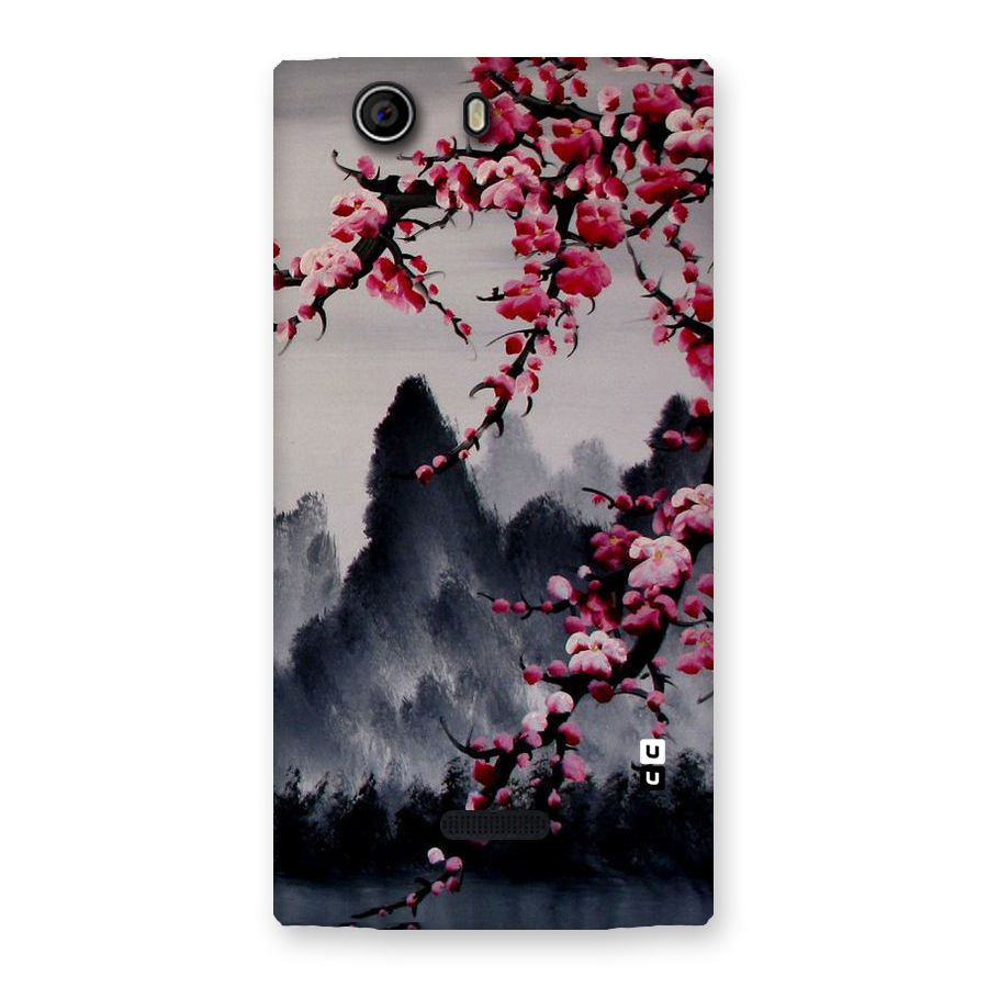 Hills And Blossoms Back Case for Canvas Nitro 2 E311