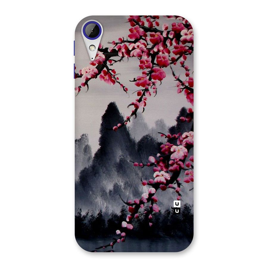 Hills And Blossoms Back Case for Desire 830