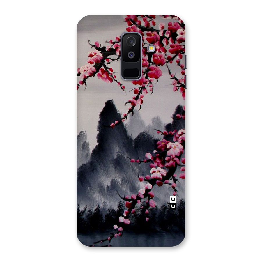 Hills And Blossoms Back Case for Galaxy A6 Plus