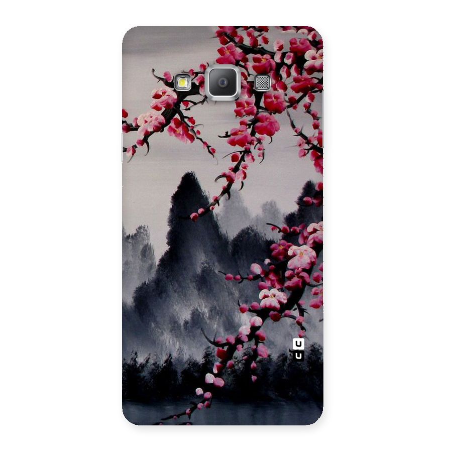 Hills And Blossoms Back Case for Galaxy A7