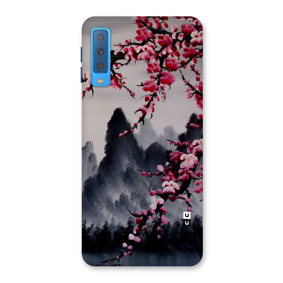 Hills And Blossoms Back Case for Galaxy A7 (2018)