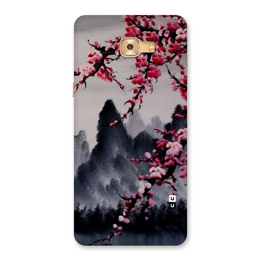 Hills And Blossoms Back Case for Galaxy C9 Pro