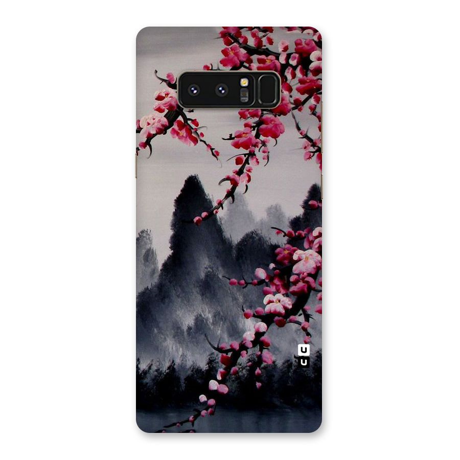 Hills And Blossoms Back Case for Galaxy Note 8