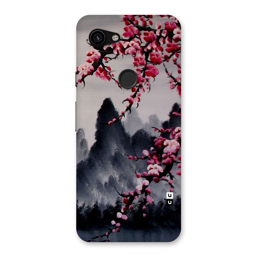 Hills And Blossoms Back Case for Google Pixel 3a