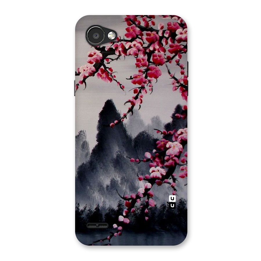 Hills And Blossoms Back Case for LG Q6
