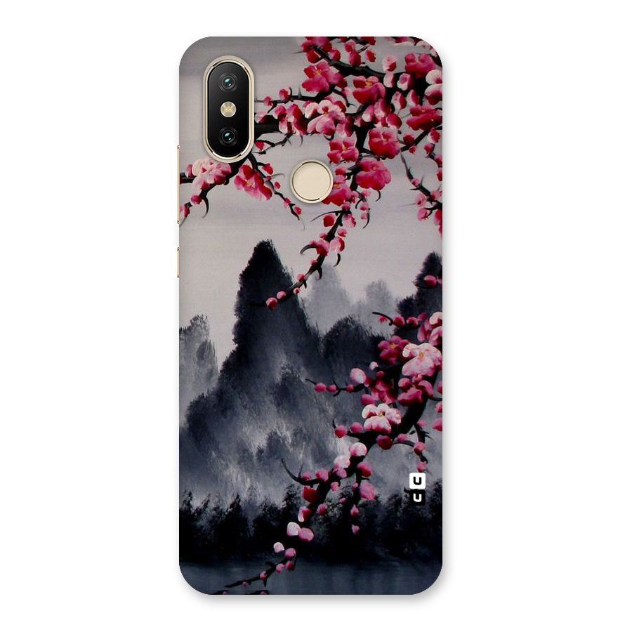 Hills And Blossoms Back Case for Mi A2