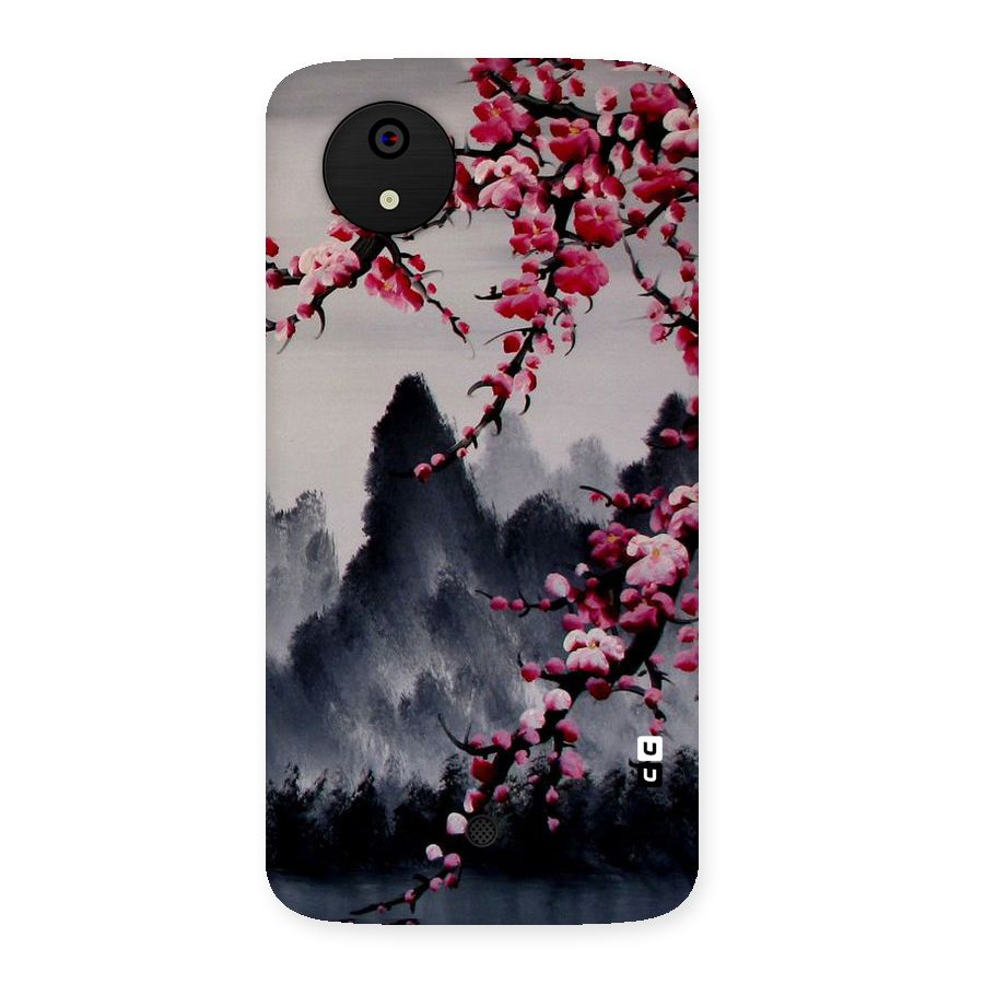 Hills And Blossoms Back Case for Micromax Canvas A1