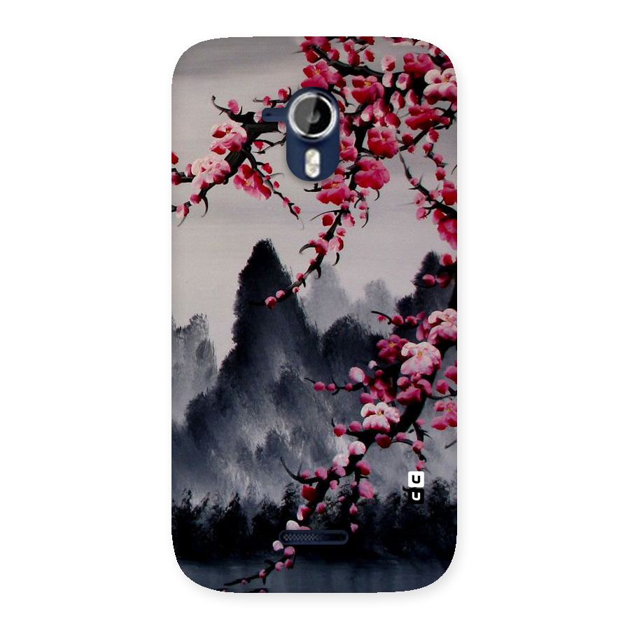 Hills And Blossoms Back Case for Micromax Canvas Magnus A117