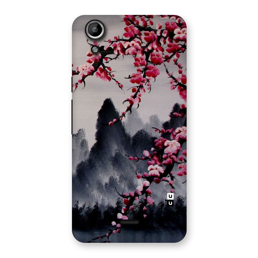 Hills And Blossoms Back Case for Micromax Canvas Selfie Lens Q345