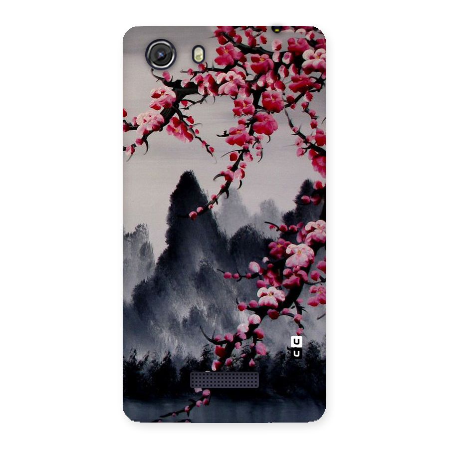 Hills And Blossoms Back Case for Micromax Unite 3