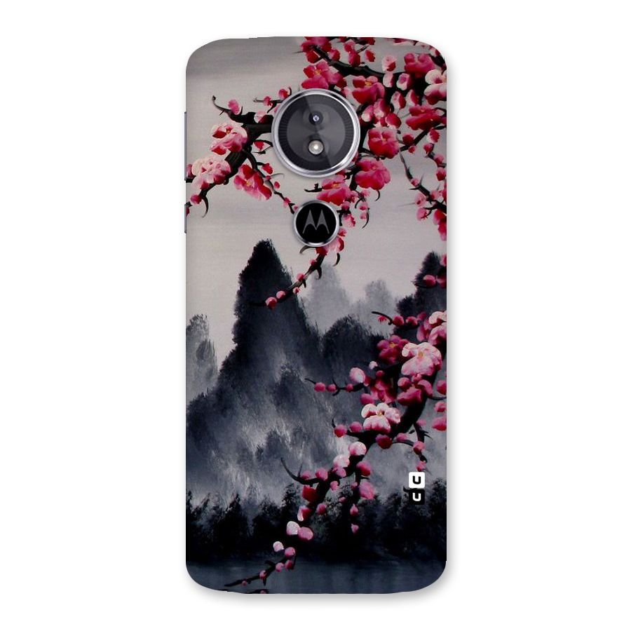 Hills And Blossoms Back Case for Moto E5
