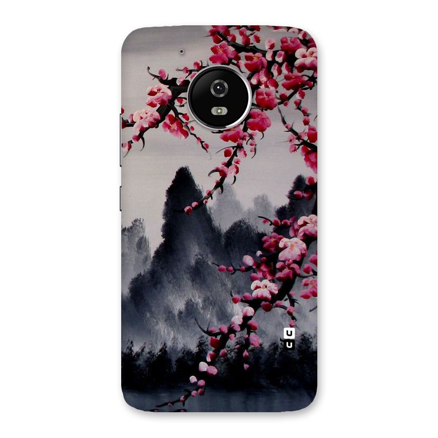 Hills And Blossoms Back Case for Moto G5
