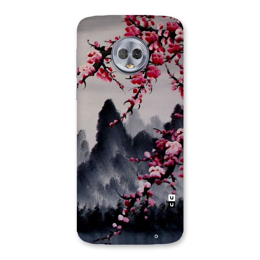 Hills And Blossoms Back Case for Moto G6 Plus