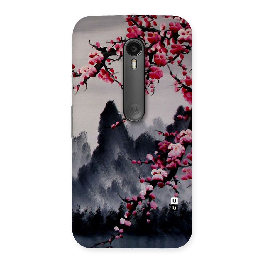 Hills And Blossoms Back Case for Moto G Turbo