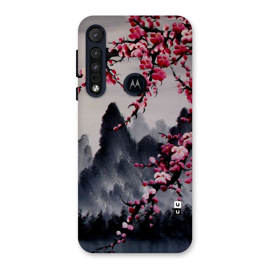 Hills And Blossoms Back Case for Motorola One Macro