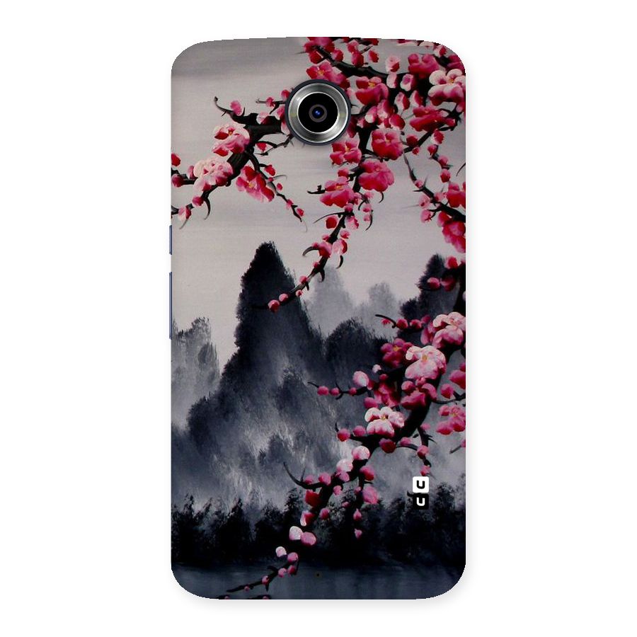 Hills And Blossoms Back Case for Nexsus 6